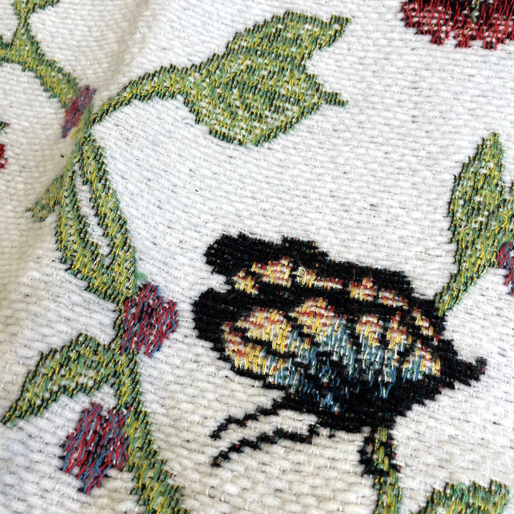 ブランケット 蝶々 花 マルチカバー タペストリー ラグ 中古