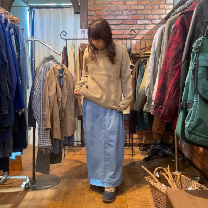 【古着】 クルーネックセーター ブラウン アメリカ古着