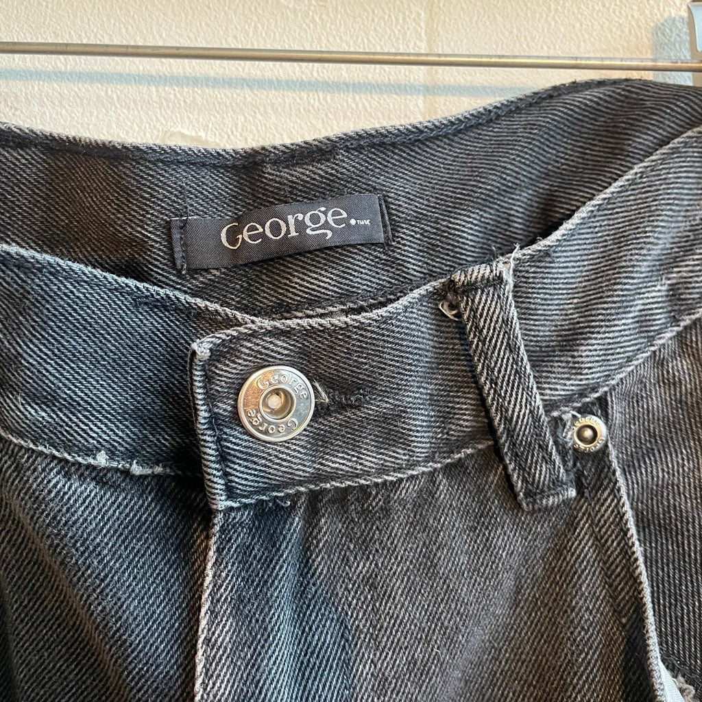 【古着】00s ブラックデニム ボトムス ジーパン