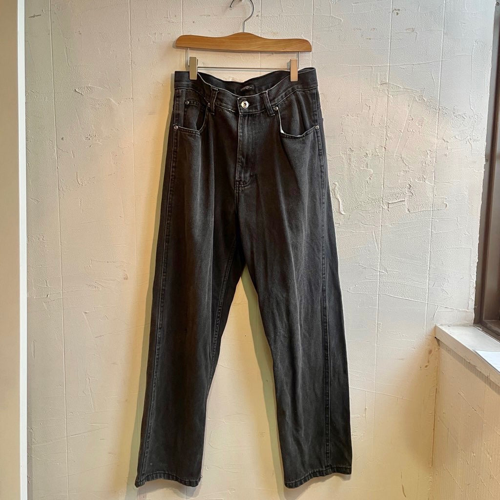 【古着】00s ブラックデニム ボトムス ジーパン
