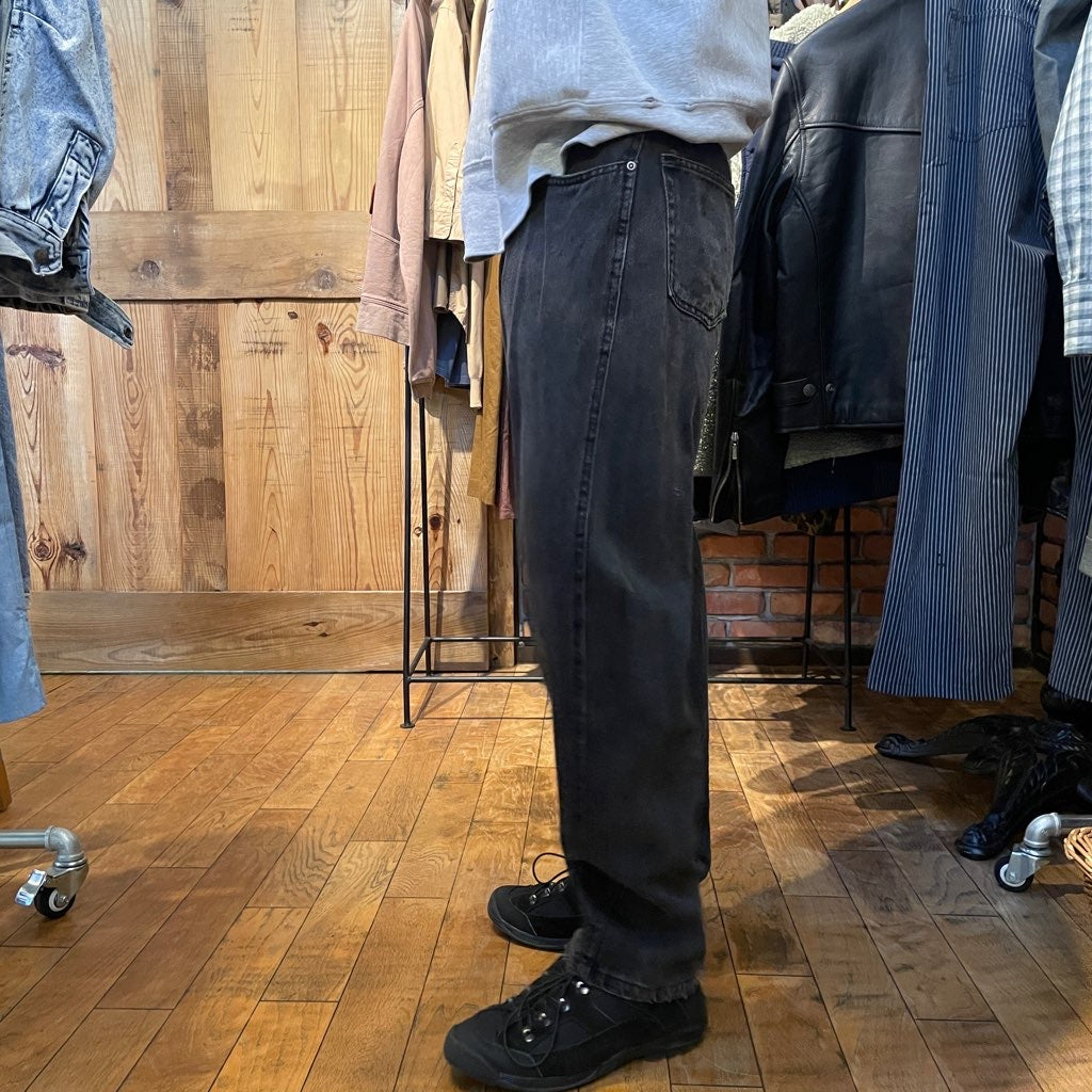 【古着】00s ブラックデニム ボトムス ジーパン