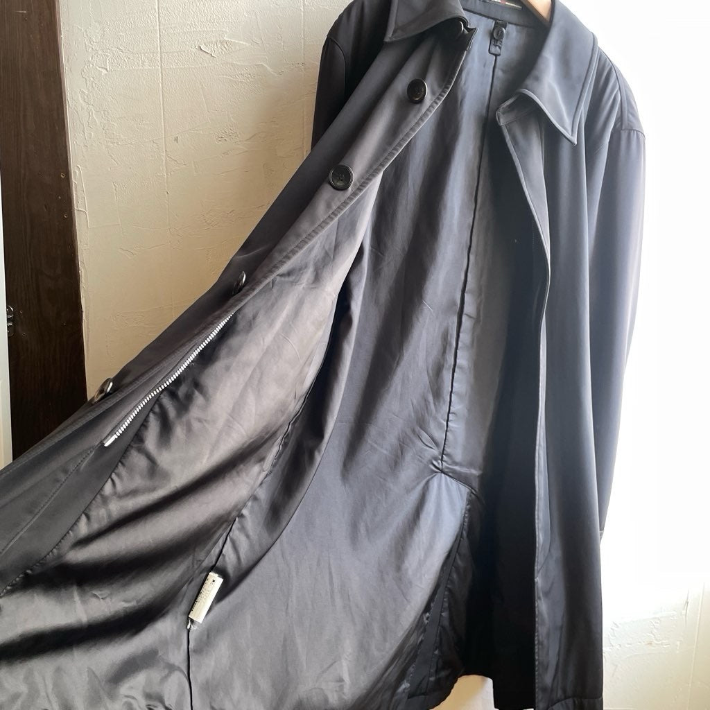 【古着】ゴルチエ オム オブジェ / Gaultier homme object ステンカラーコート メンズ ブラック Jean Paul GAULTIER