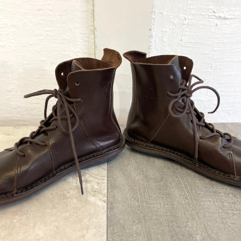 【中古】トリッペン/trippen ノマド/NOMAD エスプレッソ レースアップブーツ ハイカット シューズ 革靴 本革