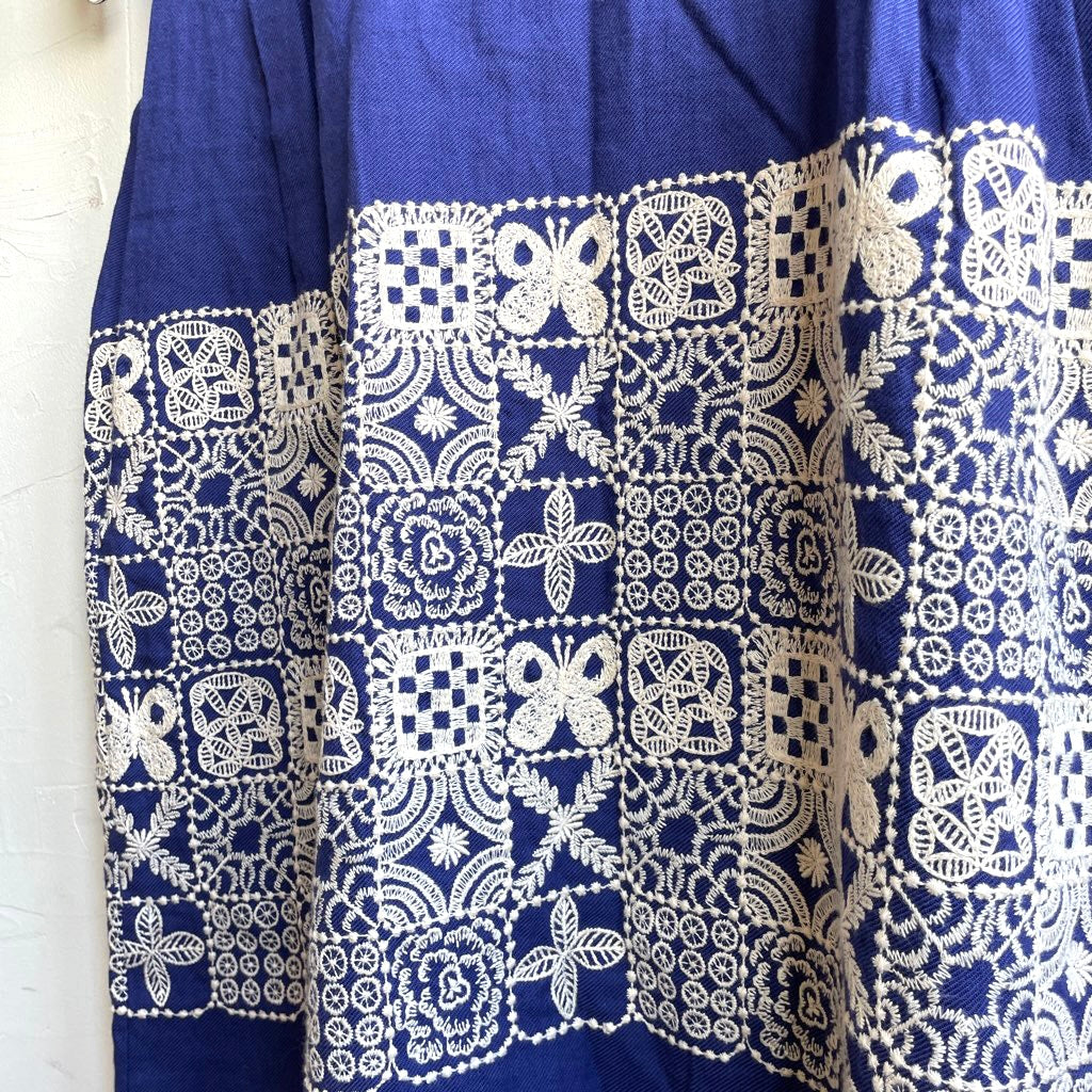 【古着】ミナペルホネン / mina perhonen フォレストタイル forest tile ワンピース