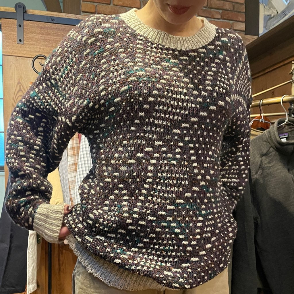 【古着】90s St John`s Bay コットン ニット レトロ