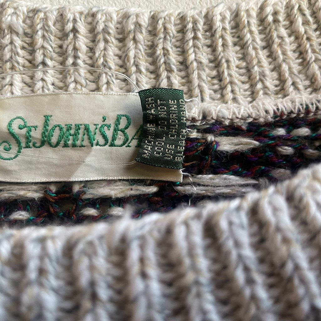 【古着】90s St John`s Bay コットン ニット レトロ