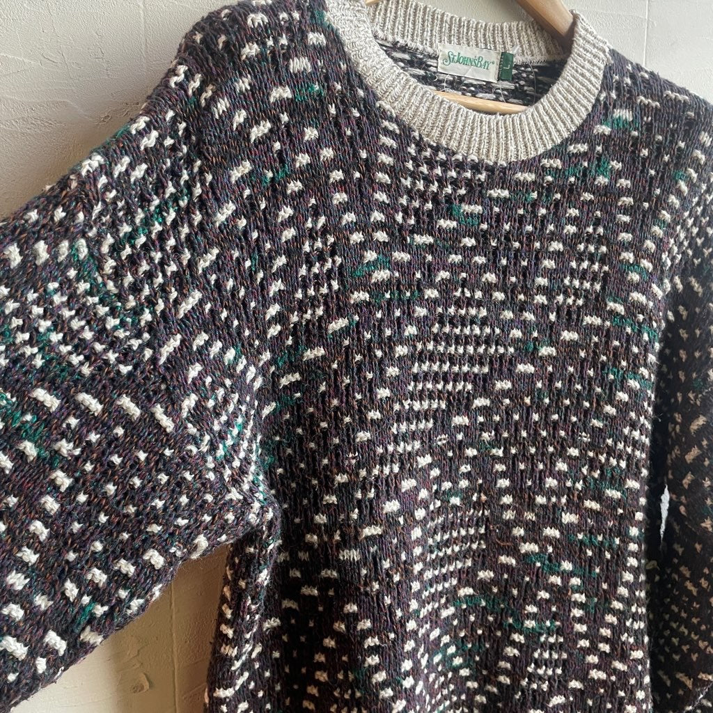 【古着】90s St John`s Bay コットン ニット レトロ