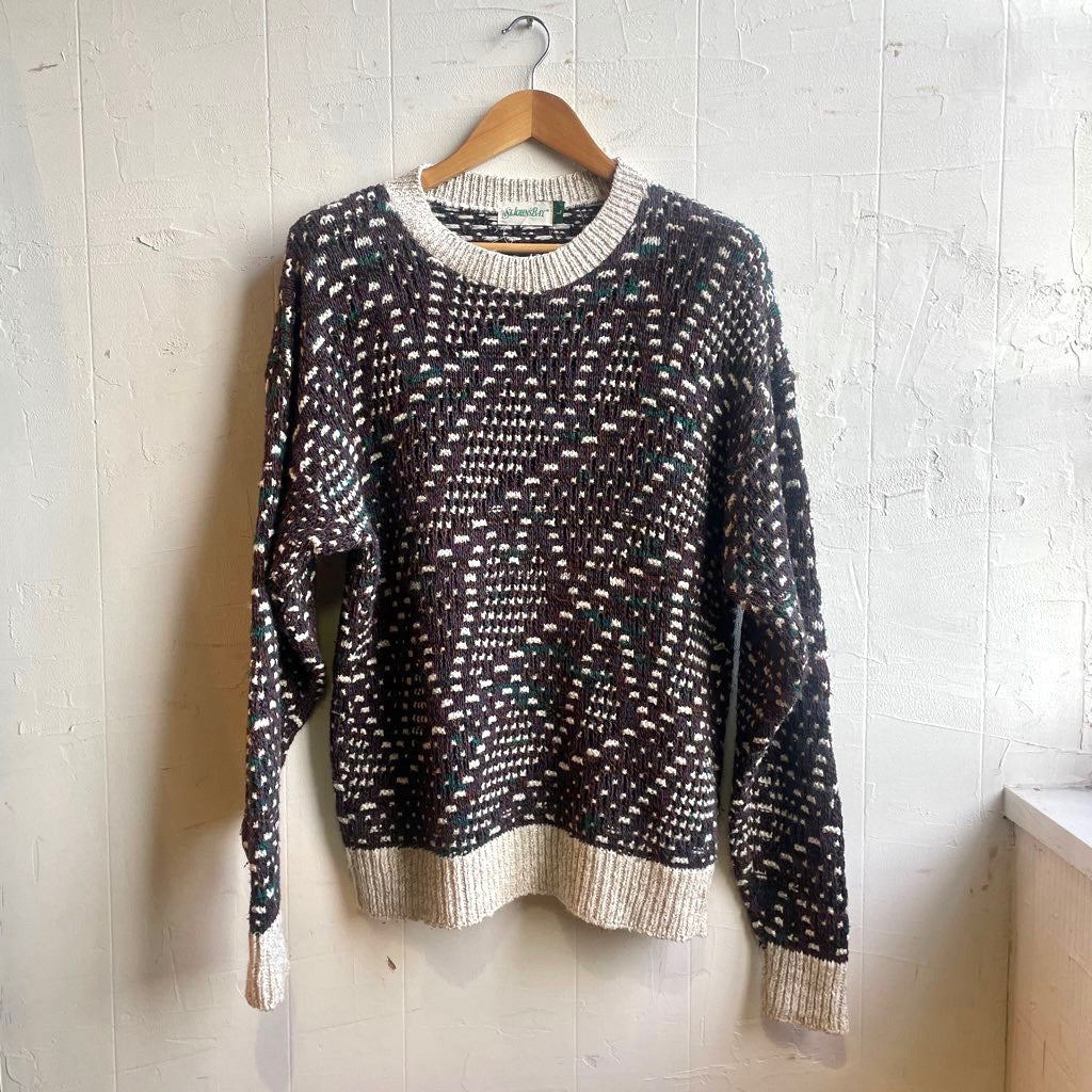 【古着】90s St John`s Bay コットン ニット レトロ