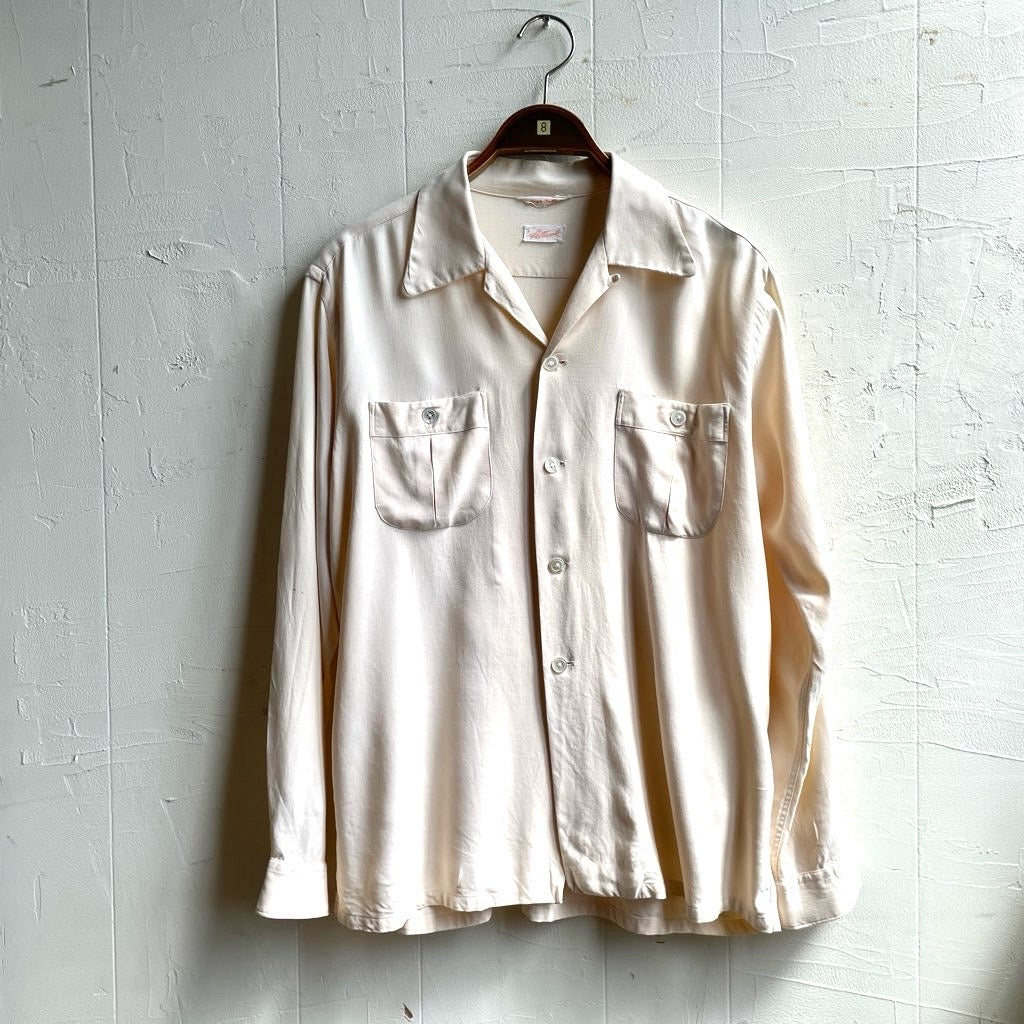 【古着】60s holbrook レーヨンシャツ メンズ ヴィンテージ