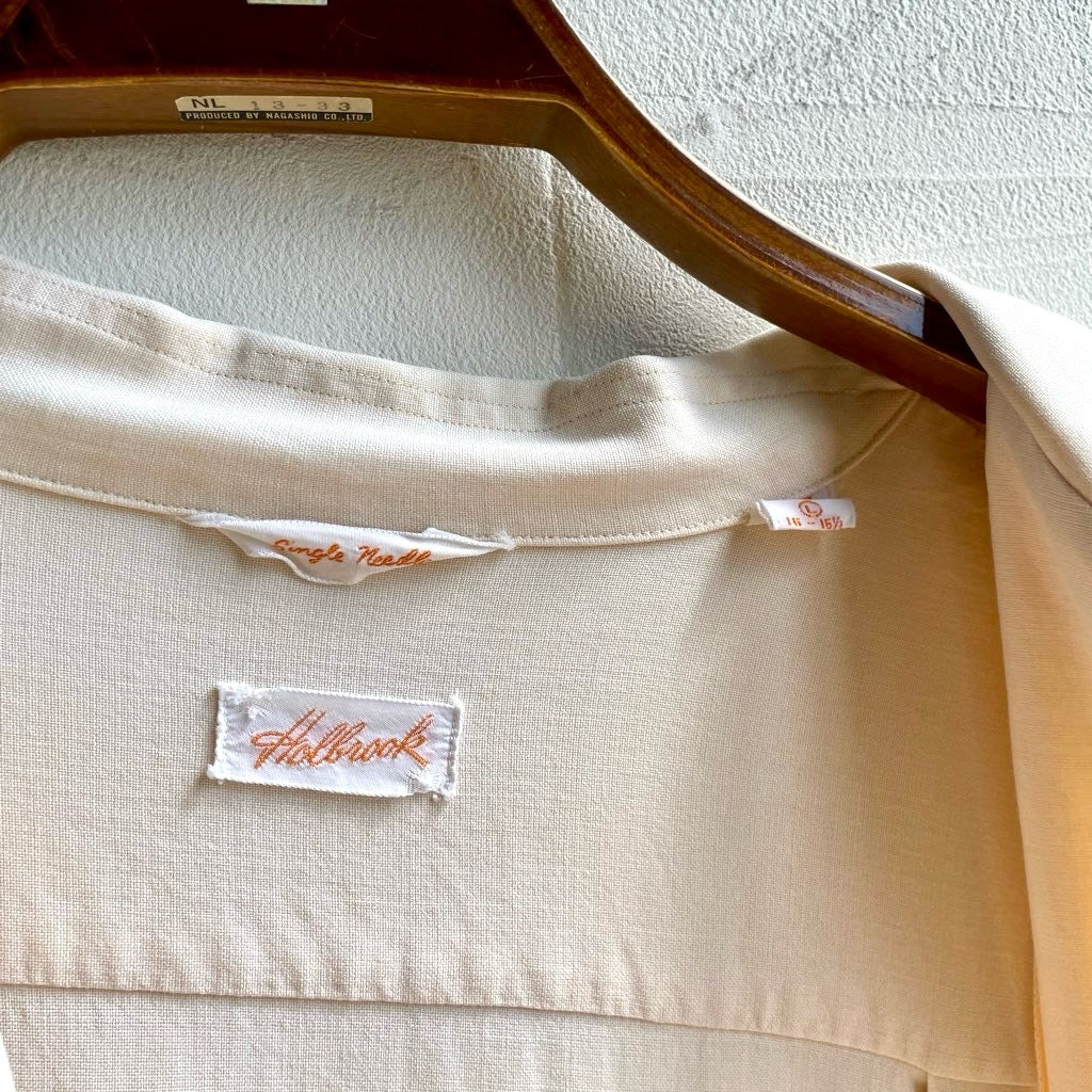 【古着】60s holbrook レーヨンシャツ メンズ ヴィンテージ