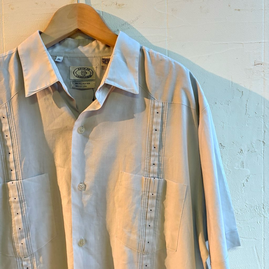 【古着】90's キューバシャツ グアジャベーラ メキシコ 開襟シャツ 半袖 メンズ