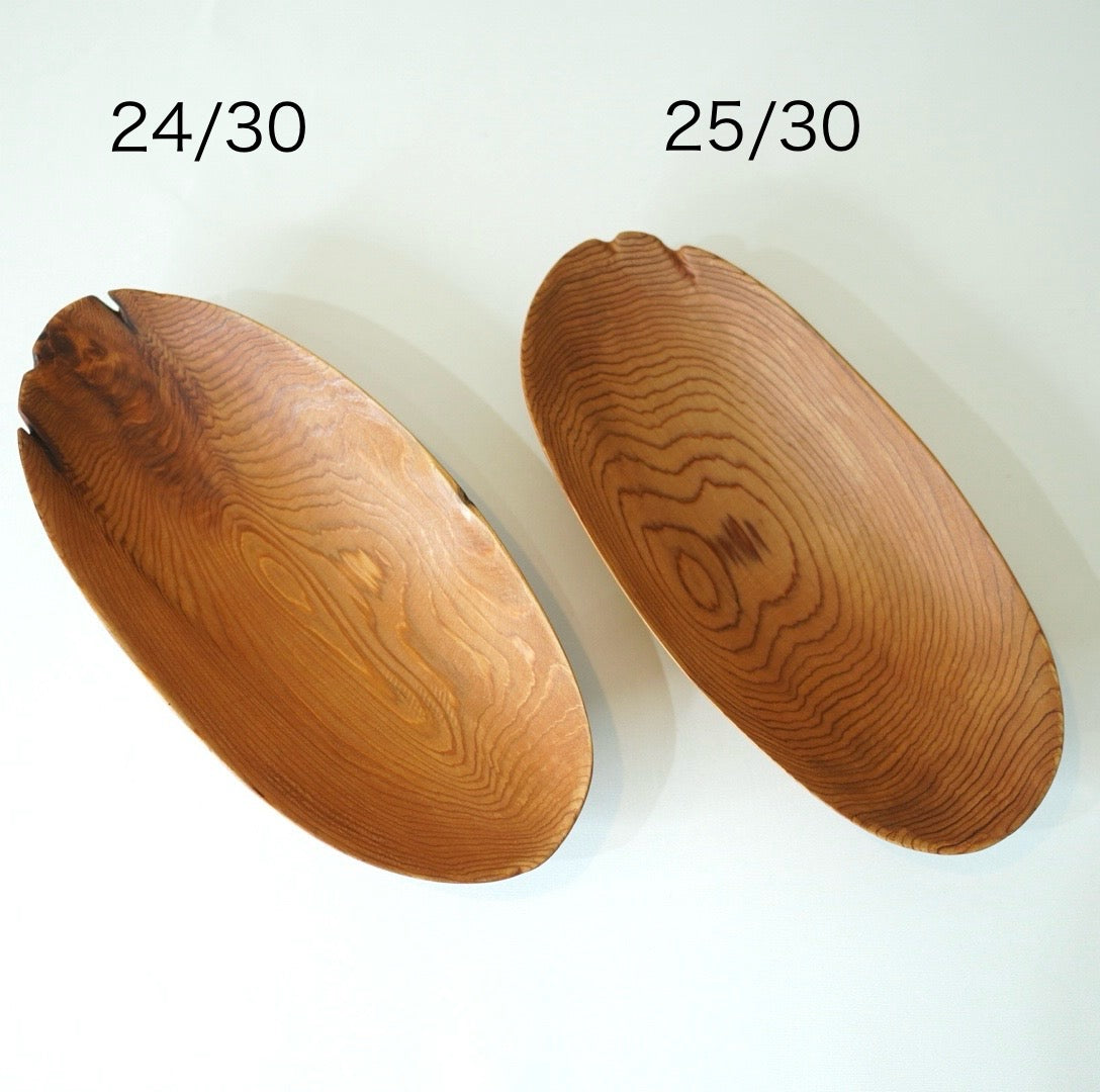樹齢670年の御神木大杉から作ったウッドボウル キートレイ 【2】総無垢材 木の器 リバイブモブラープロジェクト