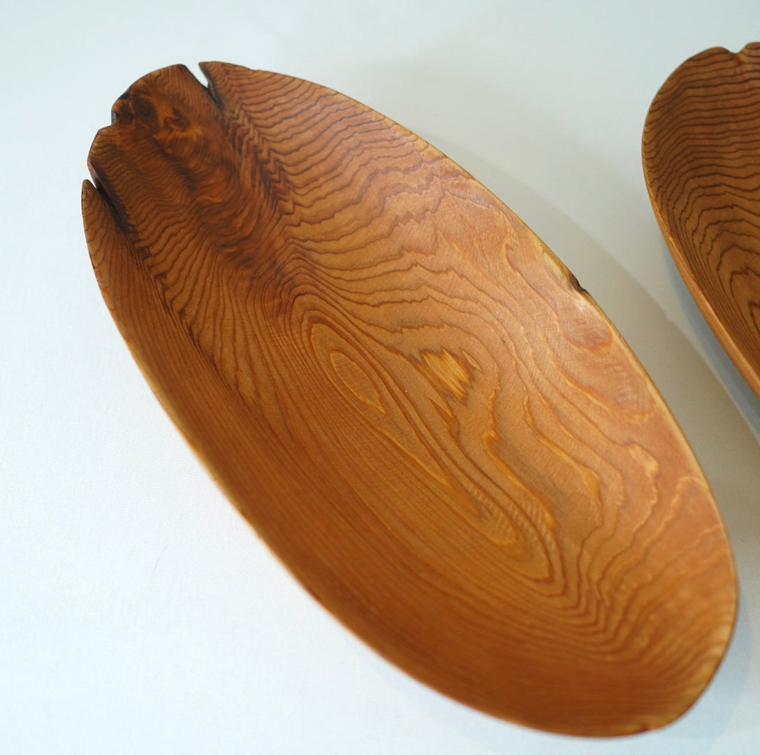 樹齢670年の御神木大杉から作ったウッドボウル キートレイ 【2】総無垢材 木の器 リバイブモブラープロジェクト