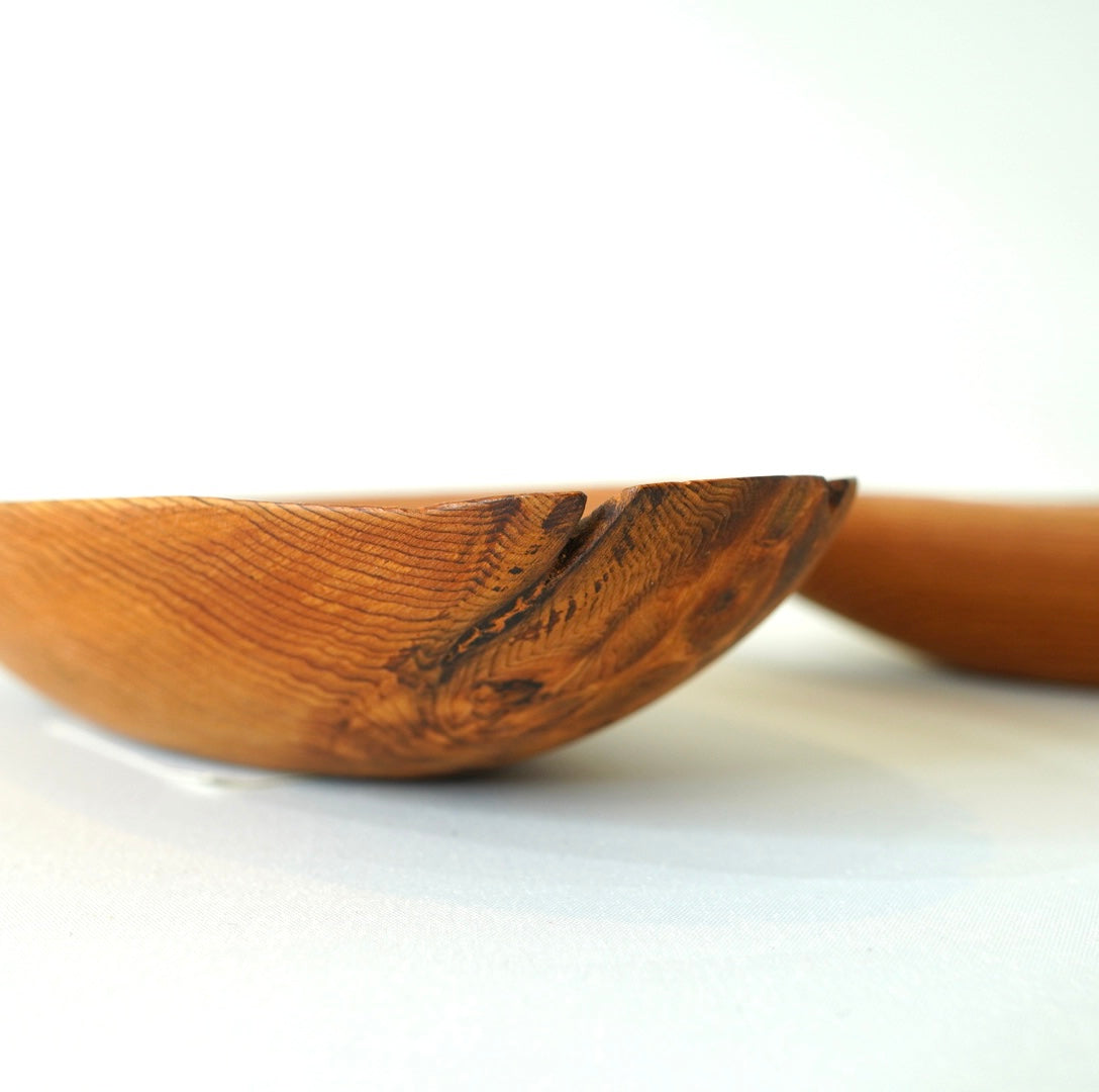 樹齢670年の御神木大杉から作ったウッドボウル キートレイ 【2】総無垢材 木の器 リバイブモブラープロジェクト