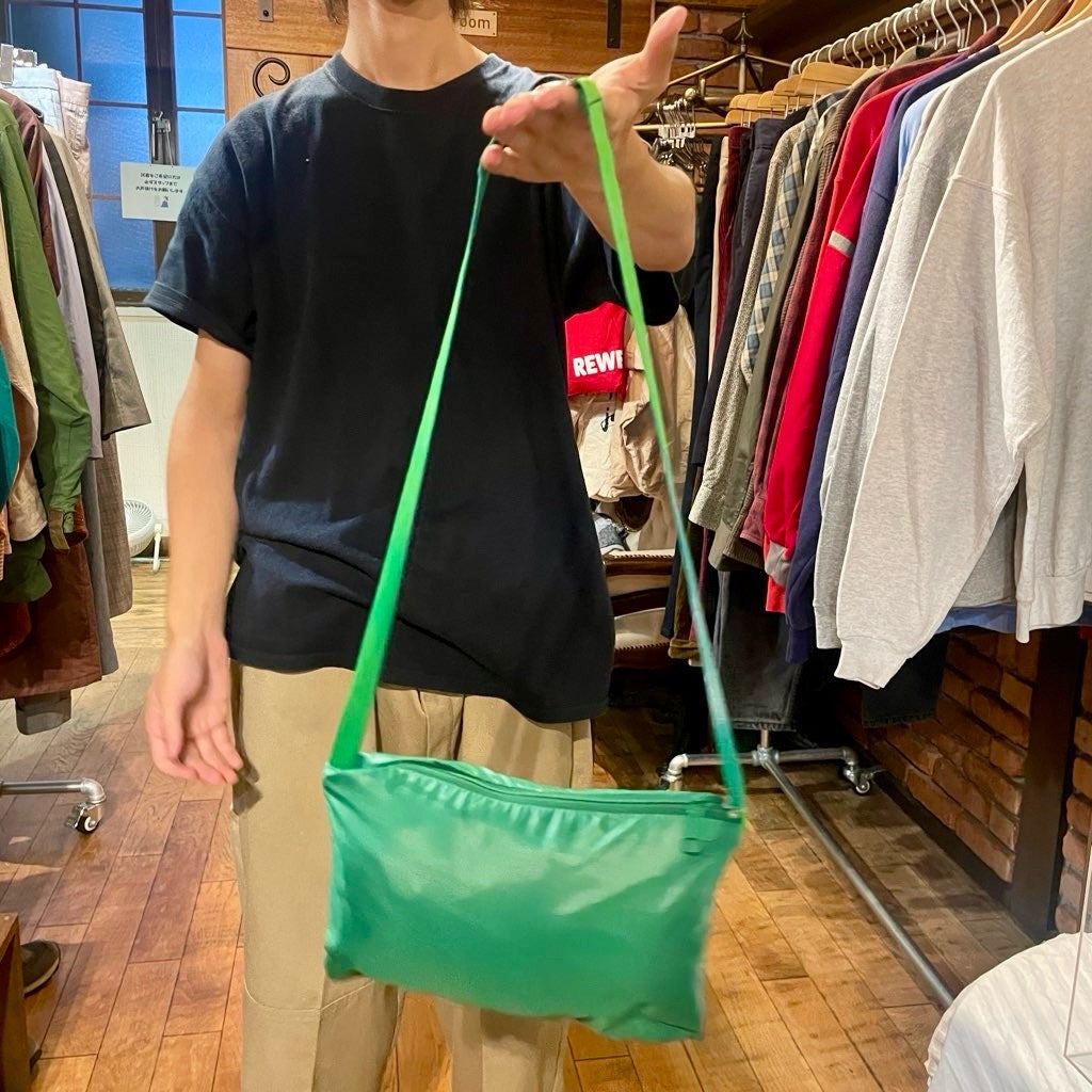 【古着】80s JCPenney The Fox アノラックパーカ グリーン ナイロン ハーフジップ