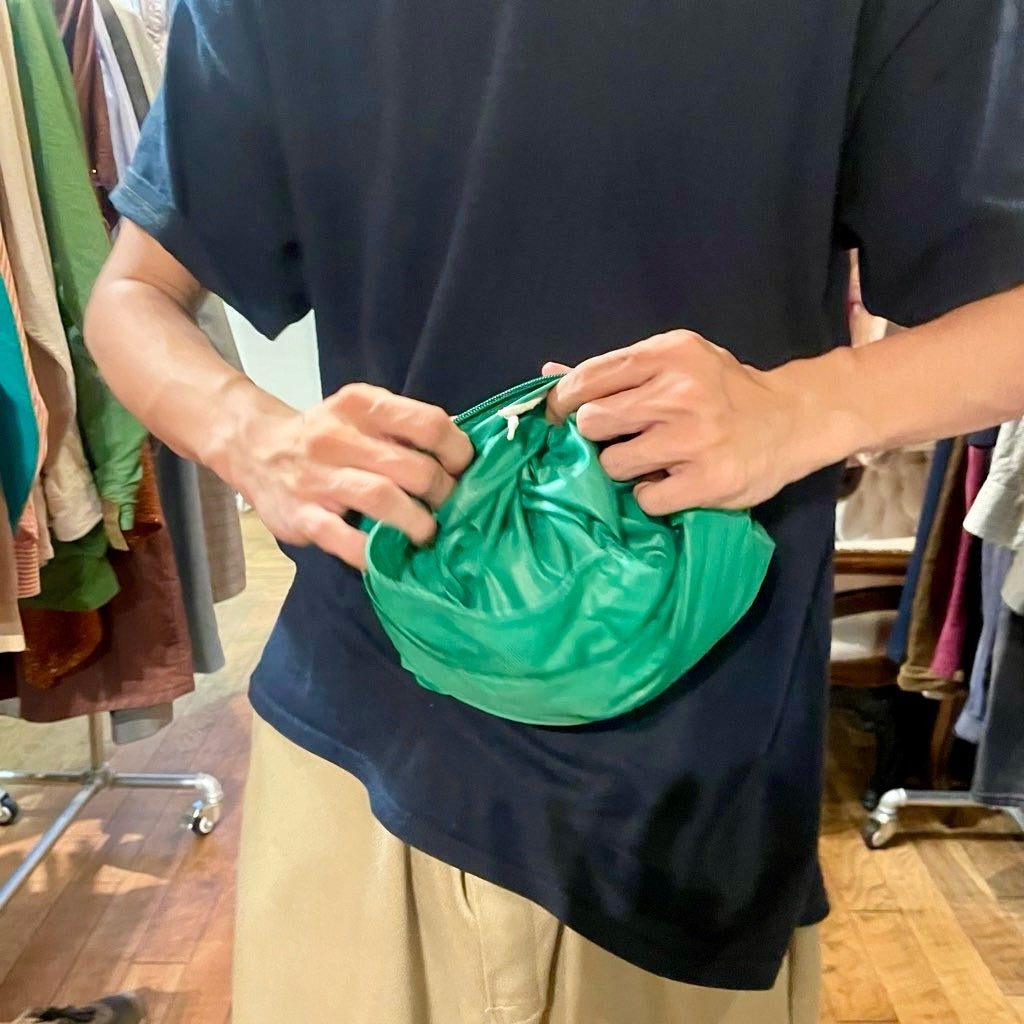【古着】80s JCPenney The Fox アノラックパーカ グリーン ナイロン ハーフジップ