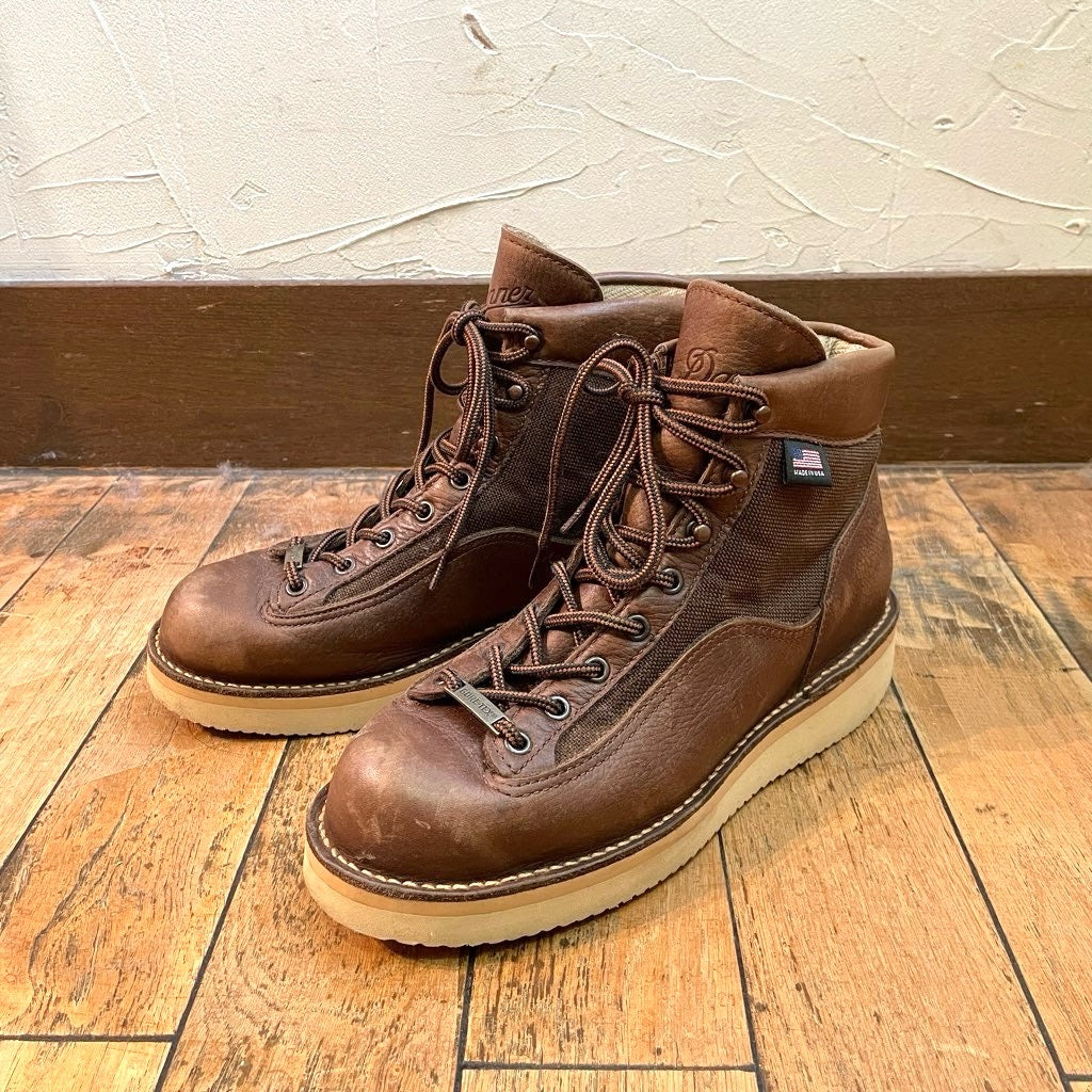 【古着】ダナー / Danrer 33020 ダナーライト2 ブラウン GORE-TEX 25.5cm マウンテンブーツ 防水