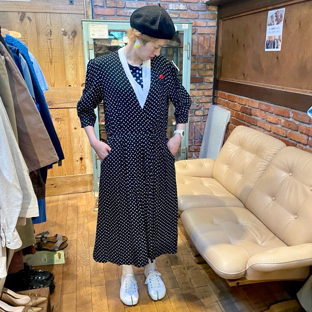 【古着】80s ヴィンテージワンピース レディース アメリカ古着