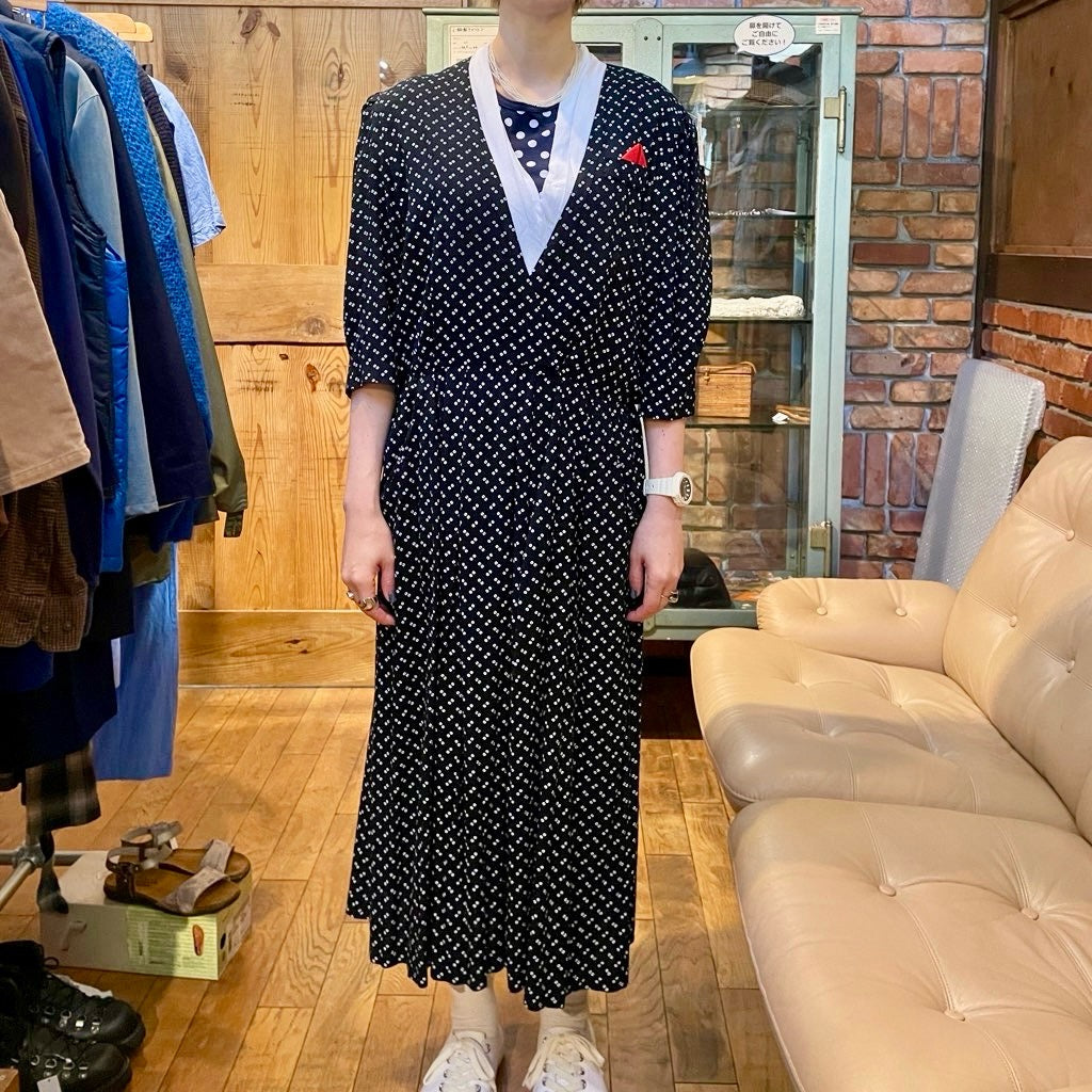 【古着】80s ヴィンテージワンピース レディース アメリカ古着