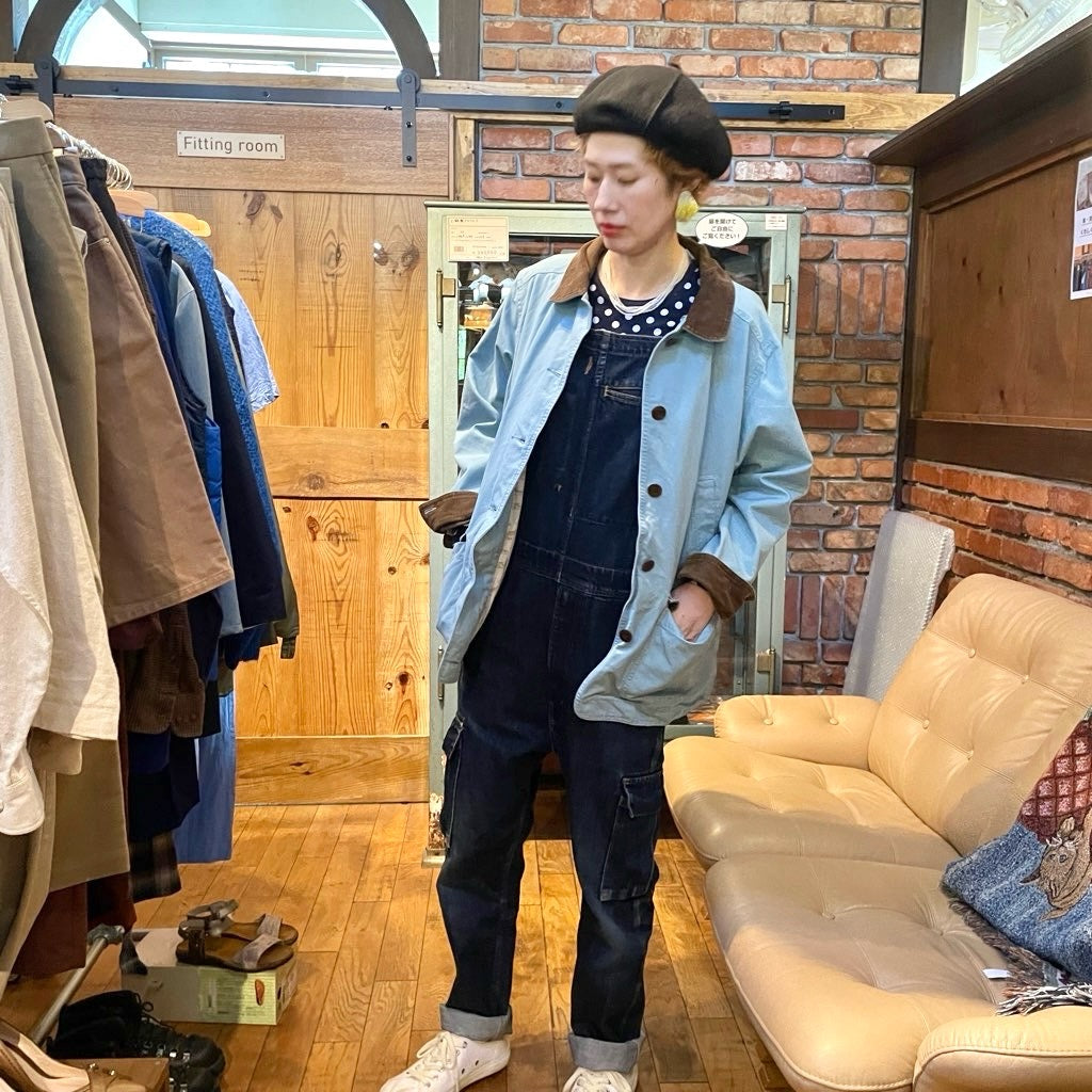 【古着】 L.L.Bean ハンティングジャケット ブルー 水色
