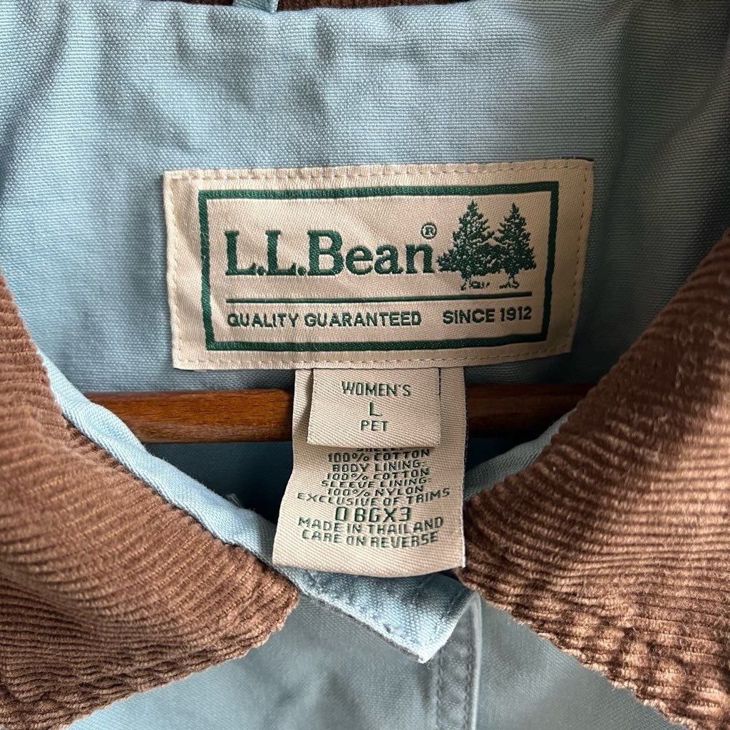 【古着】 L.L.Bean ハンティングジャケット ブルー 水色
