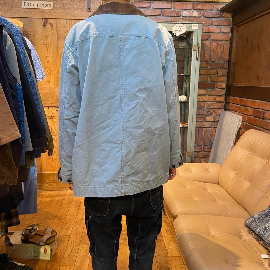 【古着】 L.L.Bean ハンティングジャケット ブルー 水色
