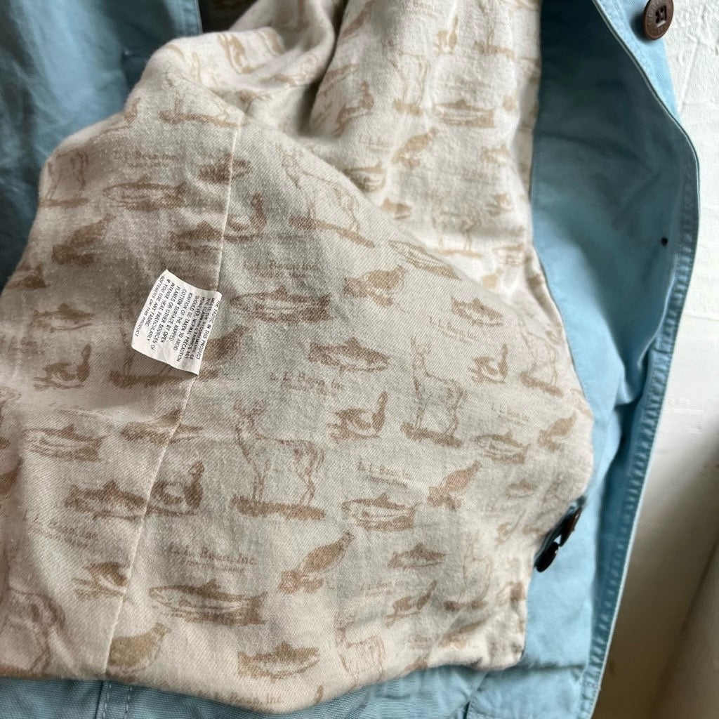 【古着】 L.L.Bean ハンティングジャケット ブルー 水色