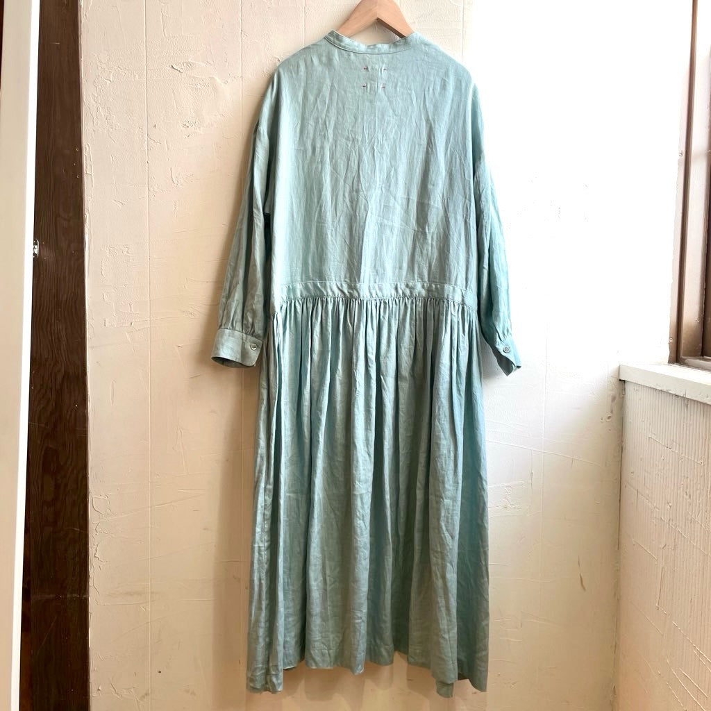 atelier naruse アトリエナルセ リネン シャツ ギャザー