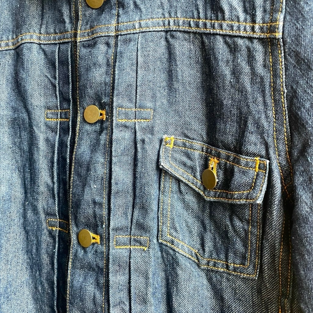【古着】ネストローブ / nest Robe リネンデニムジャケット 麻ジャケット