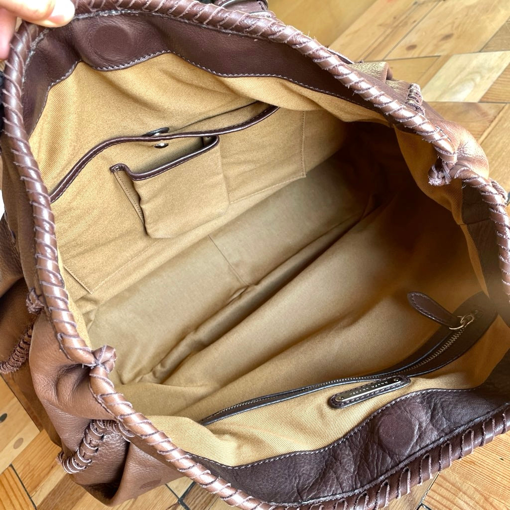 【古着】 ラルフローレン / RALPH LAUREN レザーバッグ トートバッグ 保存袋付き