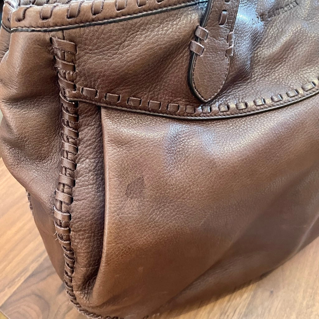 【古着】 ラルフローレン / RALPH LAUREN レザーバッグ トートバッグ 保存袋付き