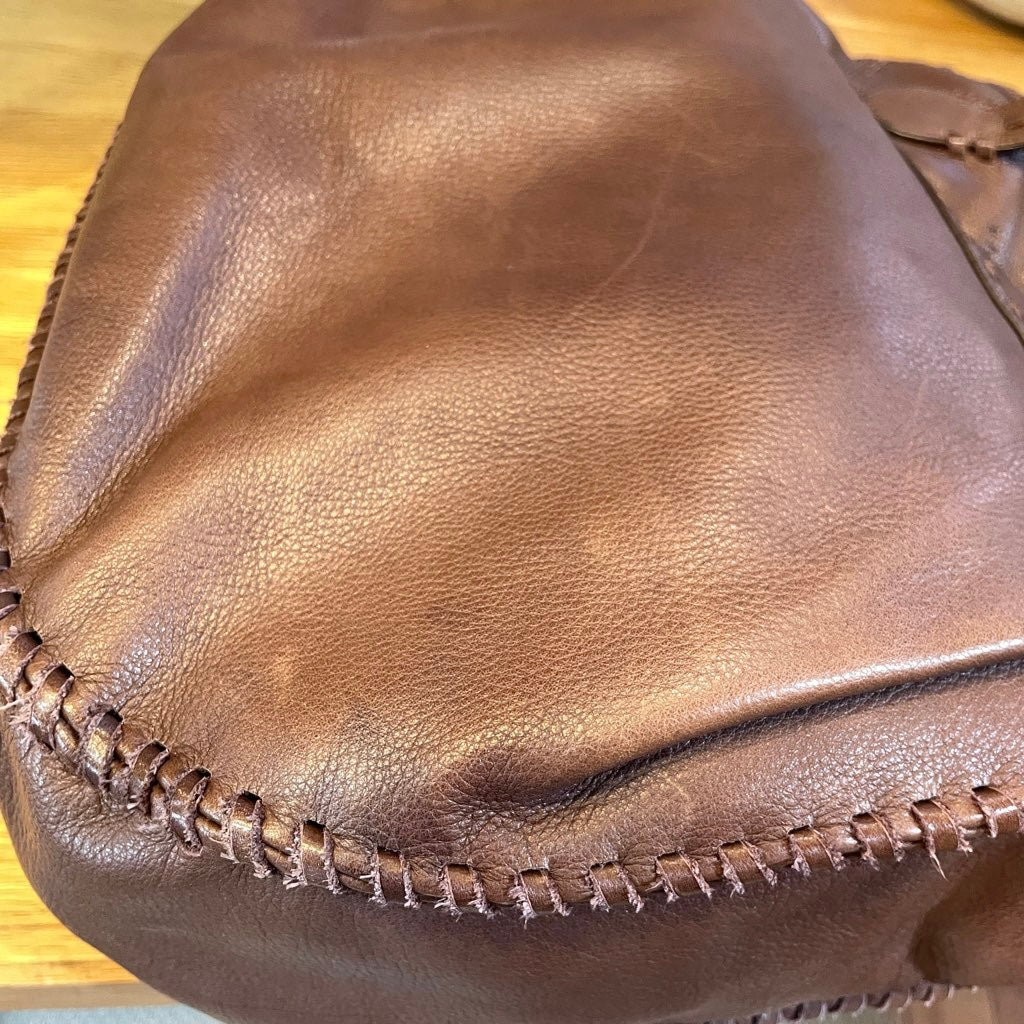 【古着】 ラルフローレン / RALPH LAUREN レザーバッグ トートバッグ 保存袋付き