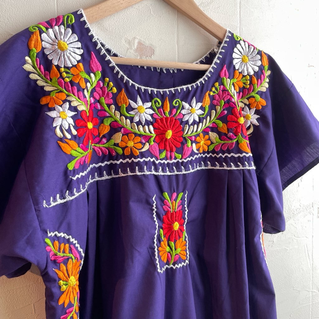 【古着】メキシカン ワンピース レディース 刺繍