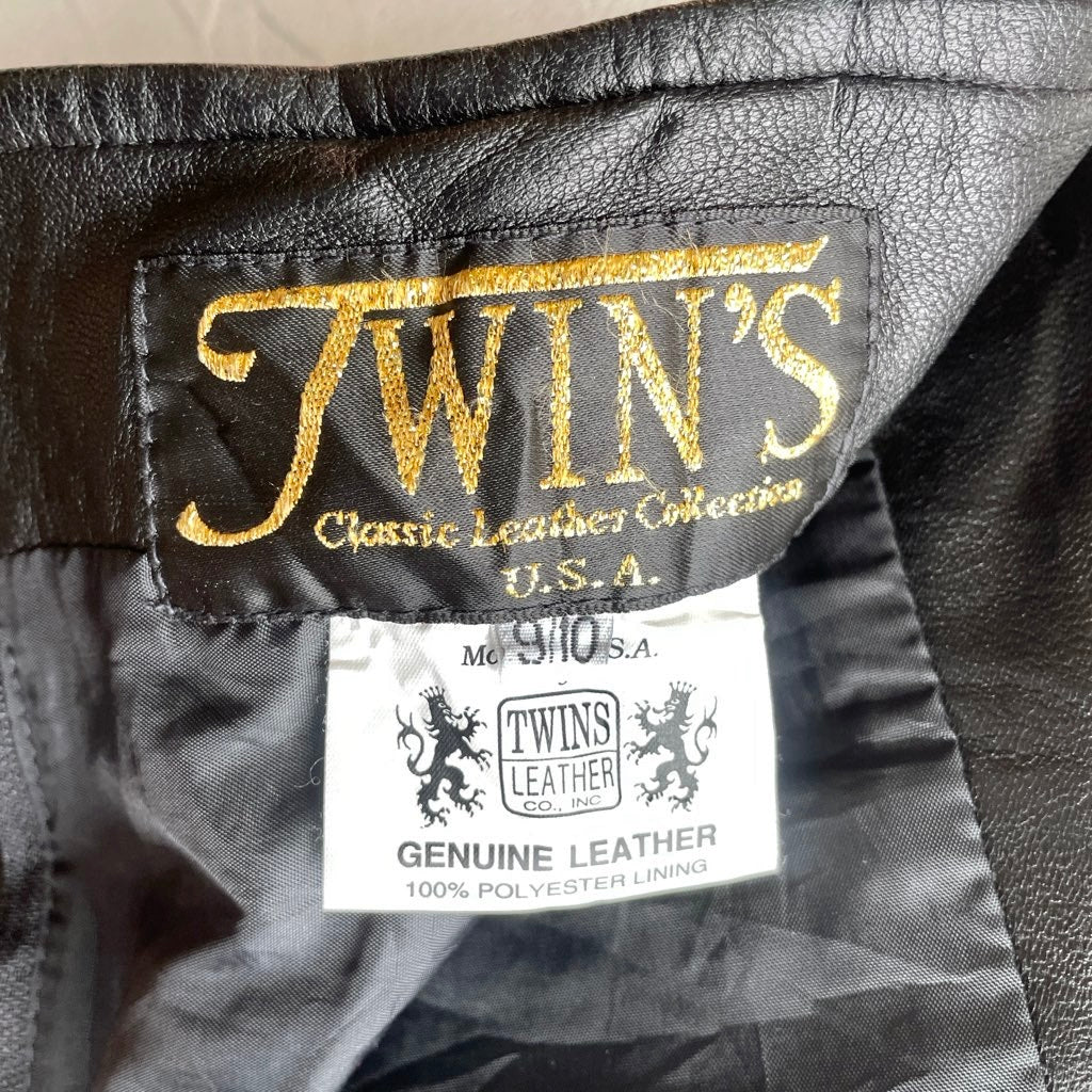 【古着】90s フェイクレザースカート ブラック Leather Skirt