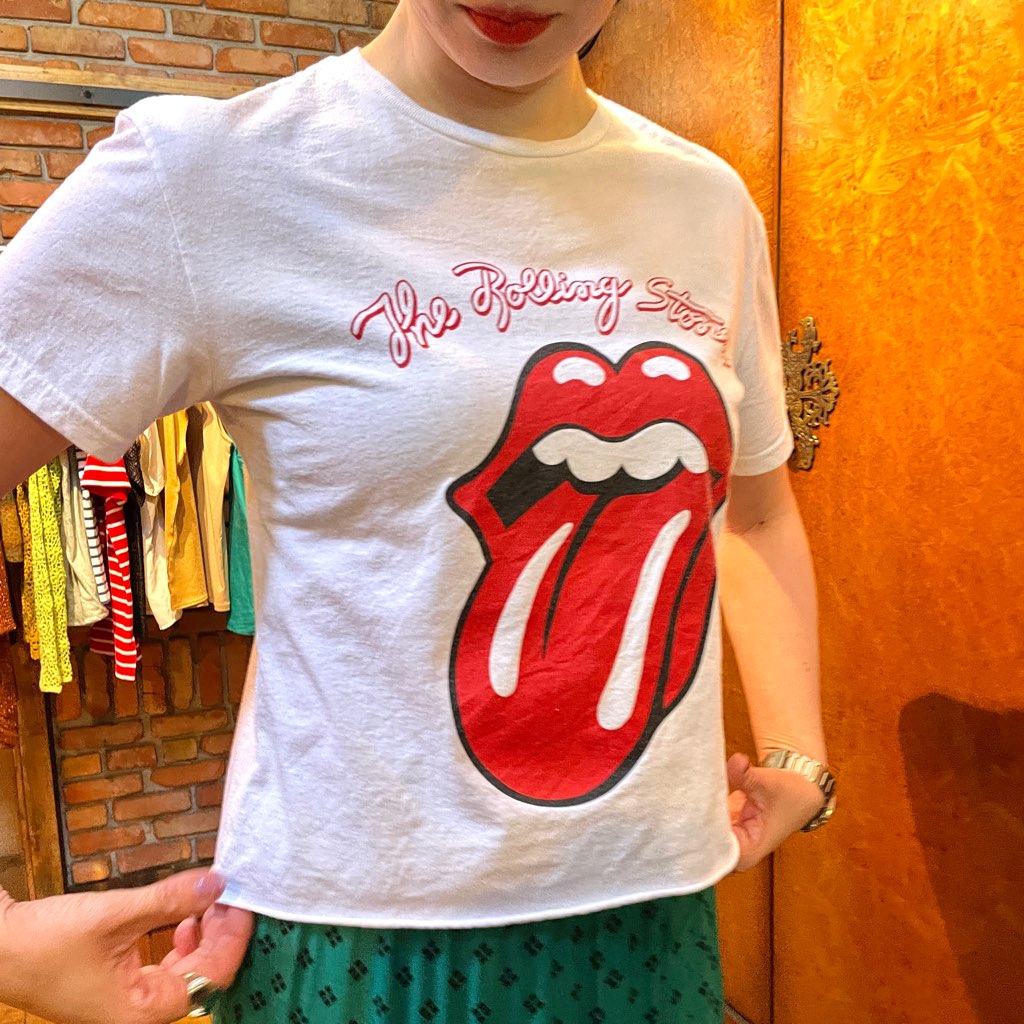 【古着】ザ・ローリングストーンズ / The Rolling Stones カットオフ グラフィック Tシャツ ロックT