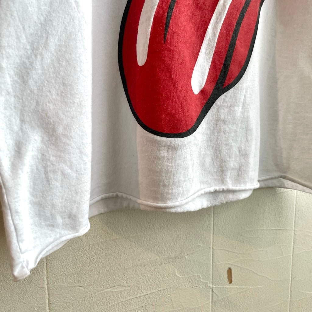 【古着】ザ・ローリングストーンズ / The Rolling Stones カットオフ グラフィック Tシャツ ロックT