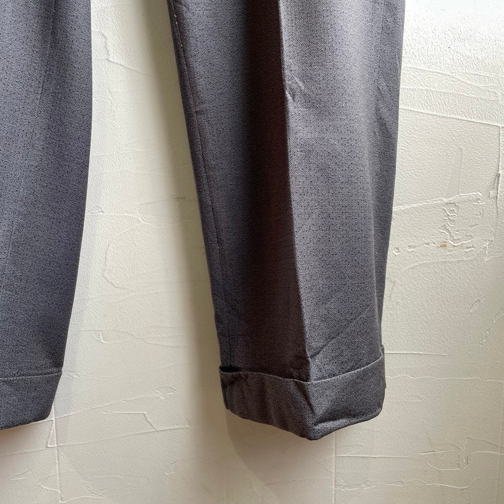 【古着】50s ヴィンテージパンツ グレー TALONジップ スラックスパンツ