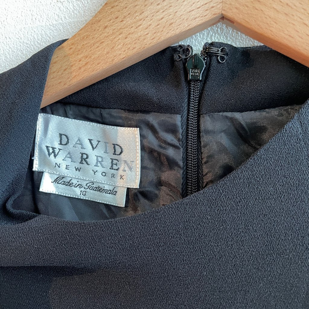 【古着】フォーマル スリット ワンピース ブラック レディース ヴィンテージ