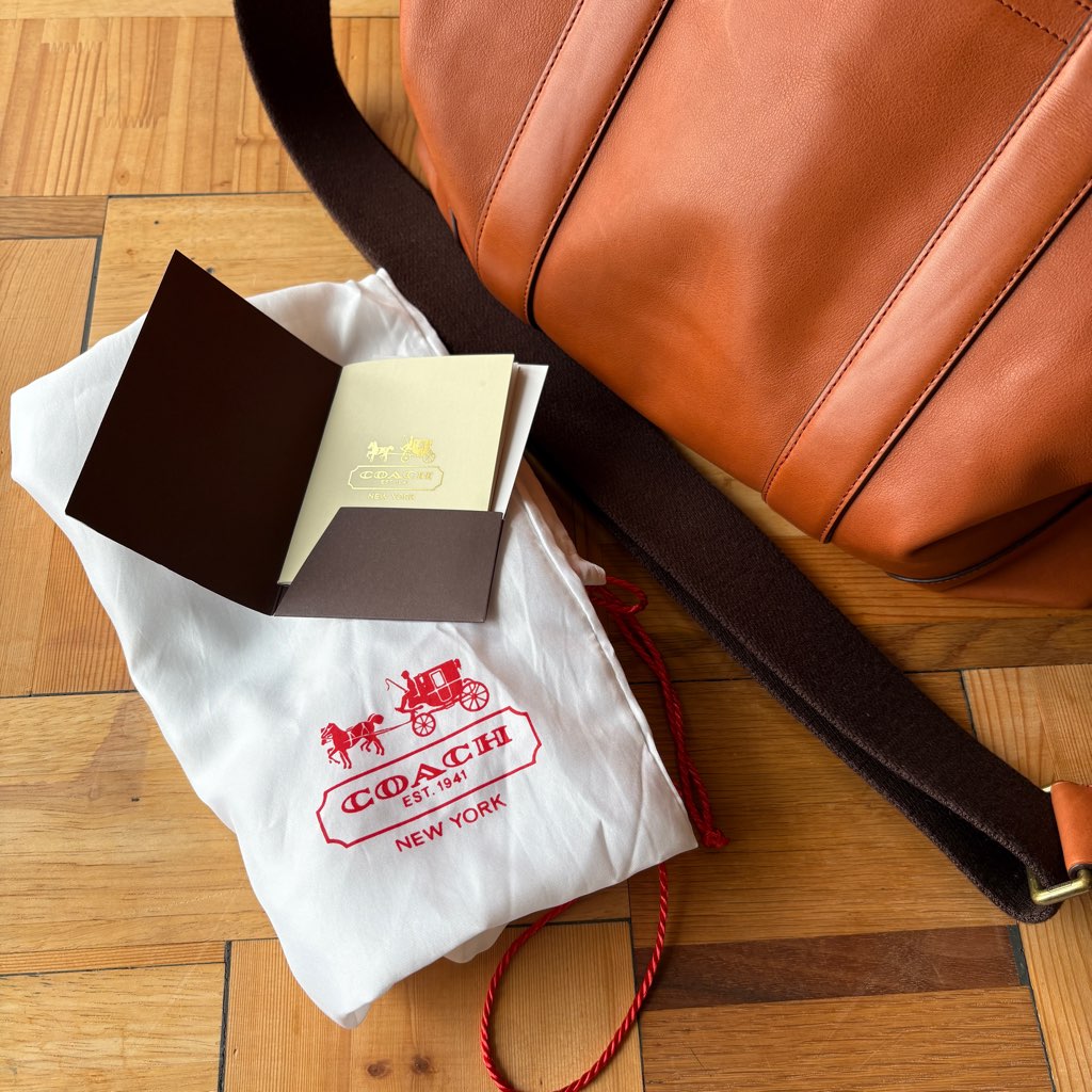 【古着】コーチ / COACH ビジネストート レザーバッグ 本革 ショルダーバッグ