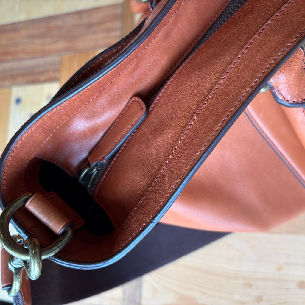 【古着】コーチ / COACH ビジネストート レザーバッグ 本革 ショルダーバッグ