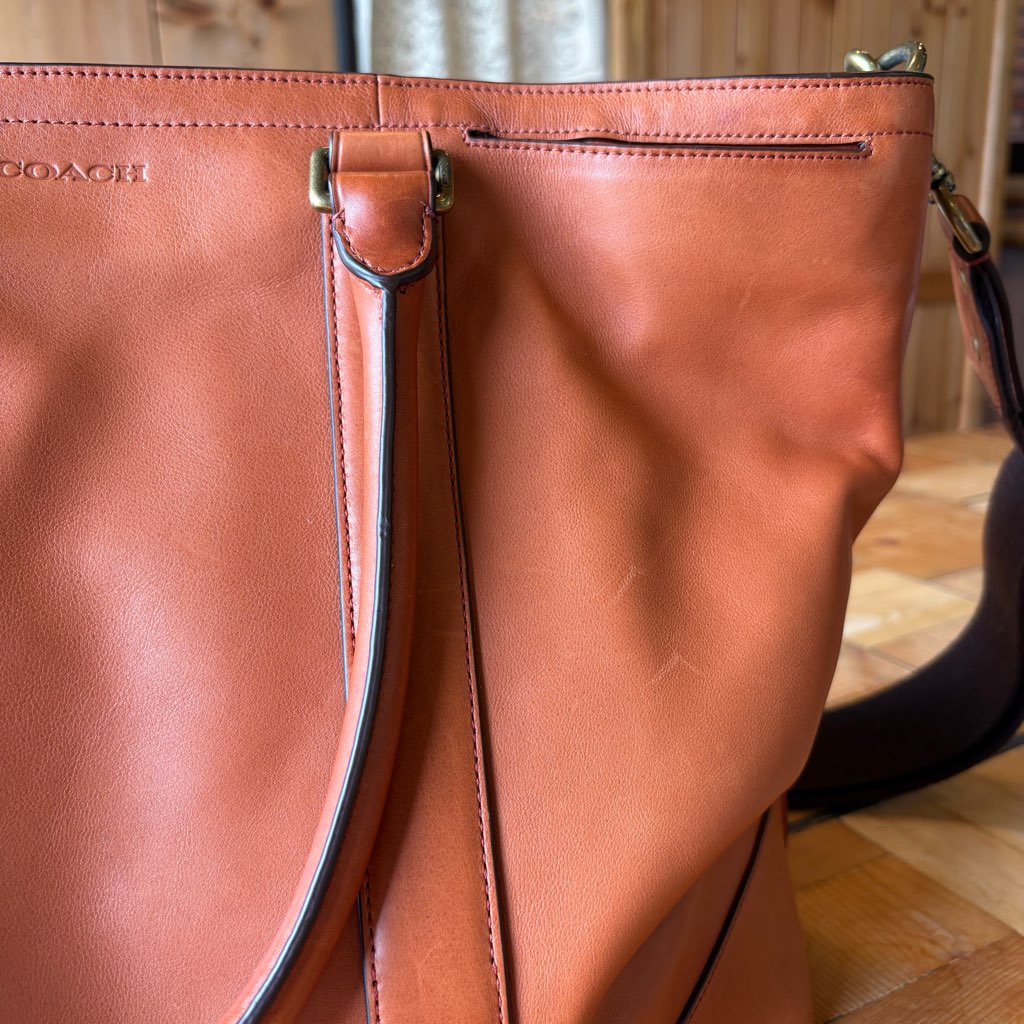 【古着】コーチ / COACH ビジネストート レザーバッグ 本革 ショルダーバッグ