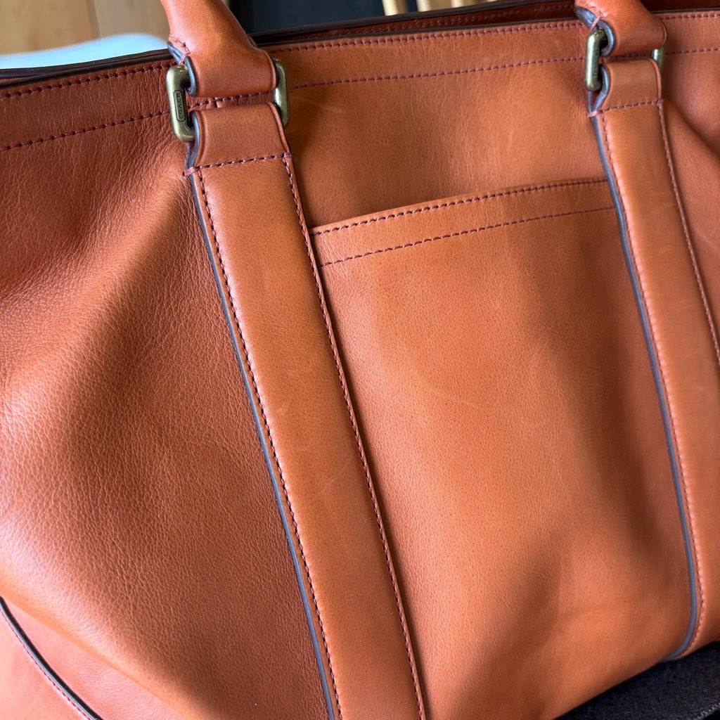 【古着】コーチ / COACH ビジネストート レザーバッグ 本革 ショルダーバッグ