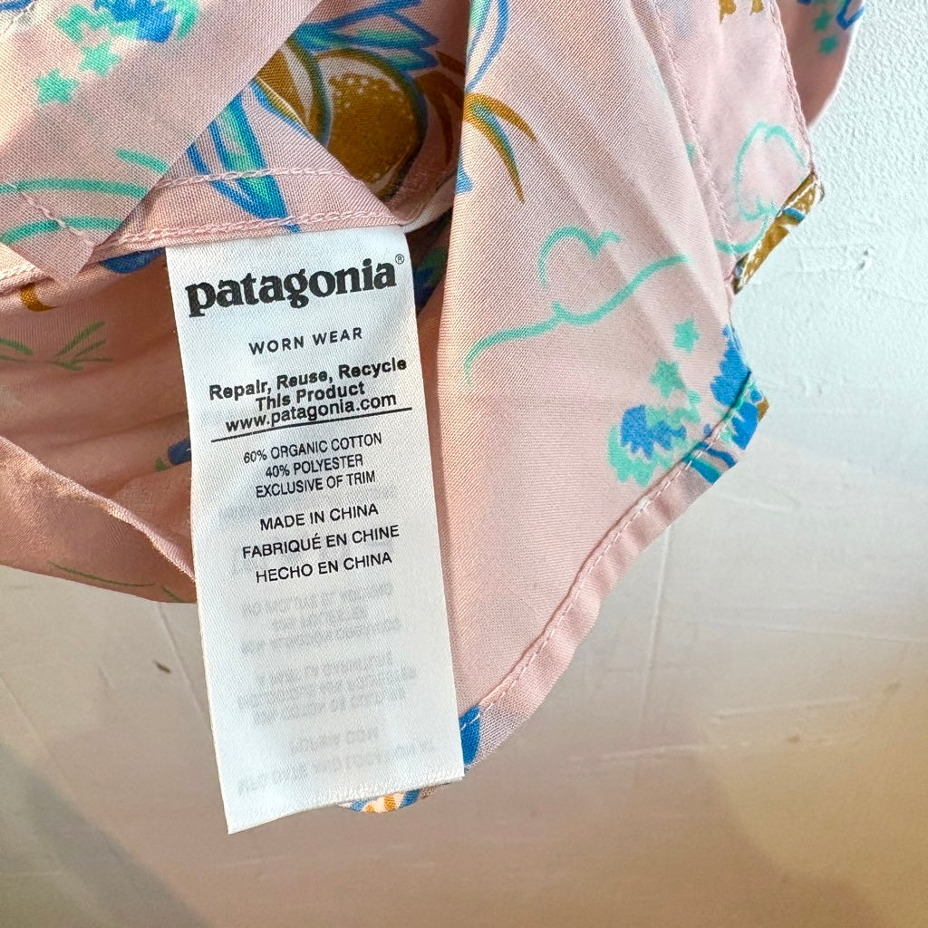 【古着】パタゴニア/patagonia アロハシャツ パタロハ ピンク