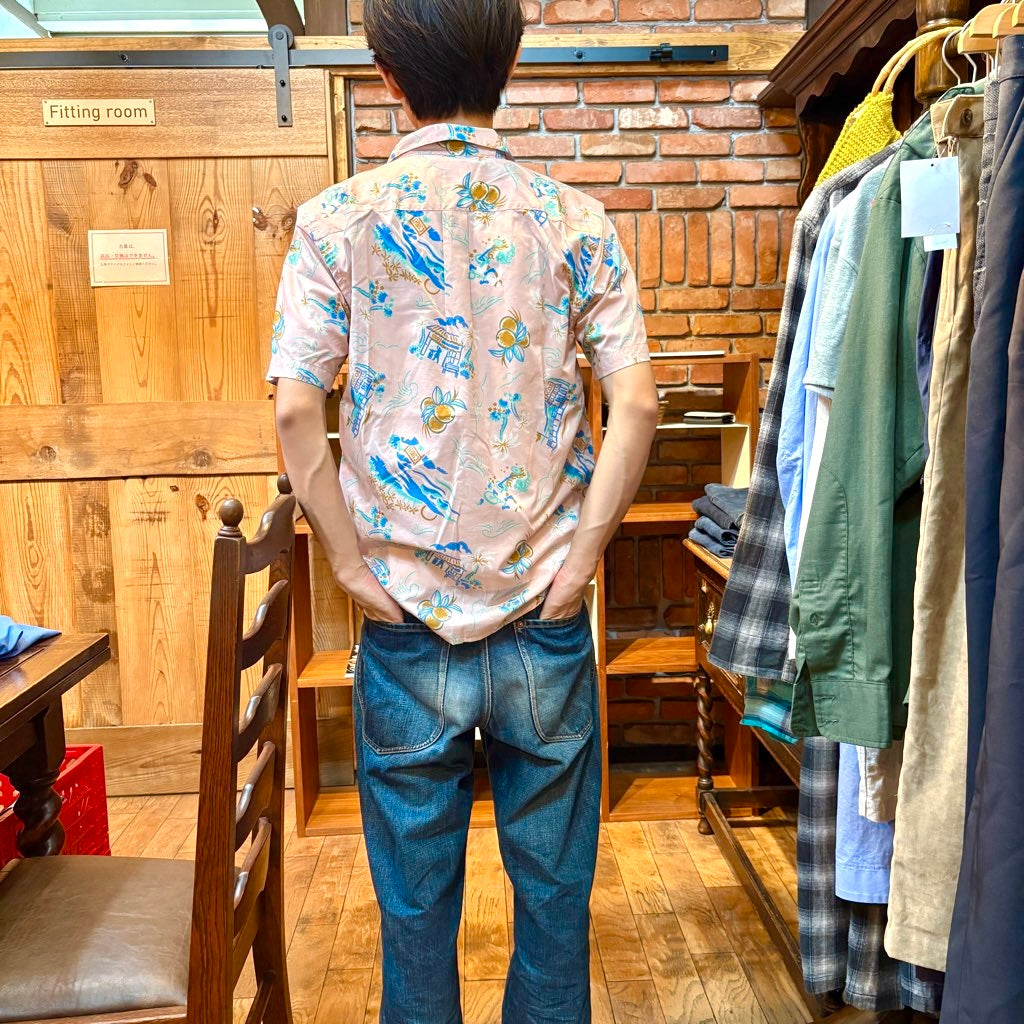 【古着】パタゴニア/patagonia アロハシャツ パタロハ ピンク