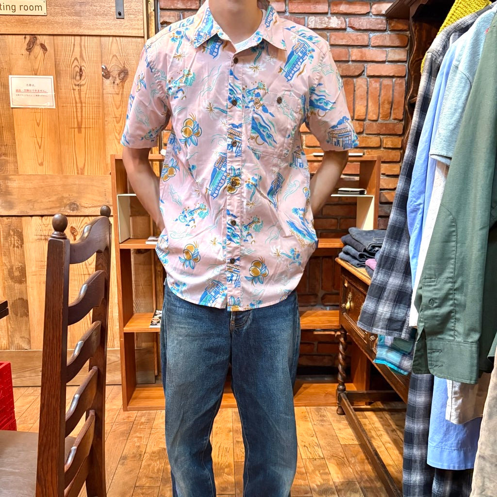 【古着】パタゴニア/patagonia アロハシャツ パタロハ ピンク
