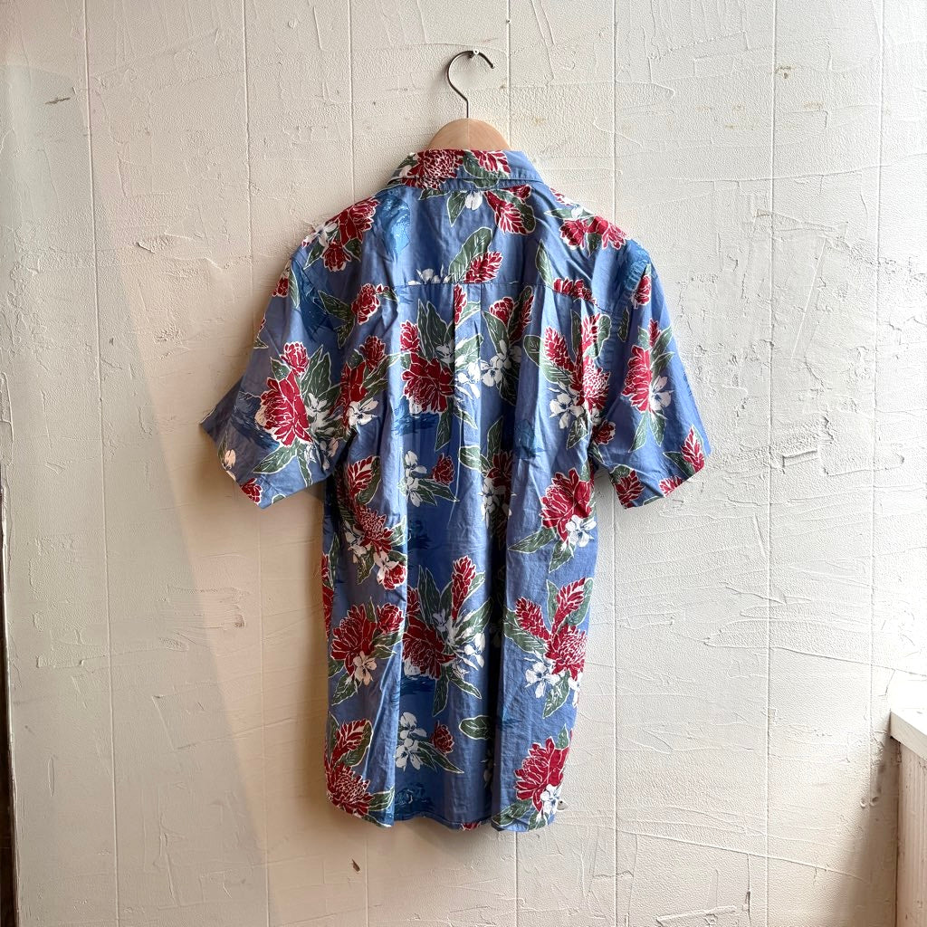 【古着】パタゴニア/patagonia アロハシャツ パタロハ ブルー