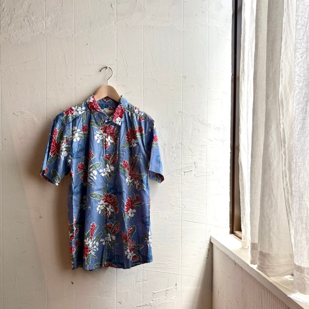 【古着】パタゴニア/patagonia アロハシャツ パタロハ ブルー