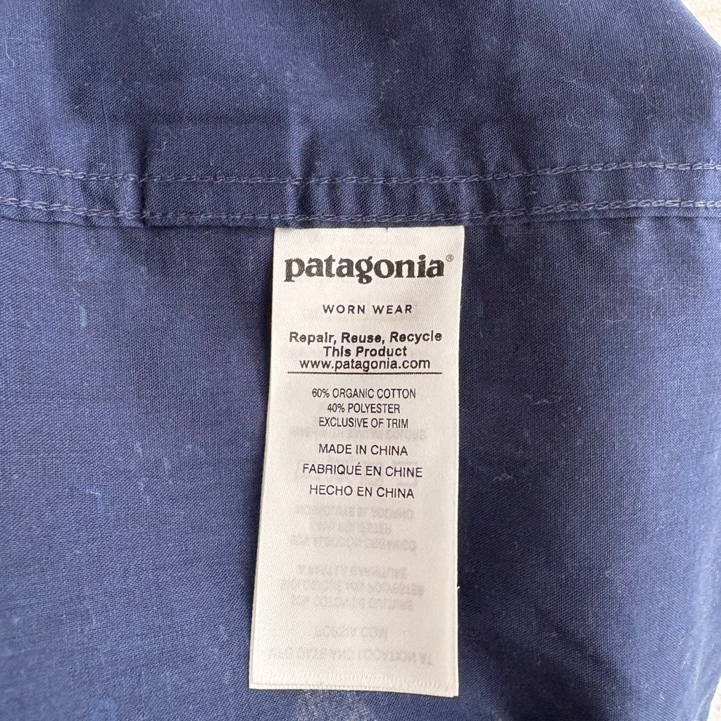 【古着】パタゴニア/patagonia ゴー・トゥ・シャツ メンズ ネイビーシャツ