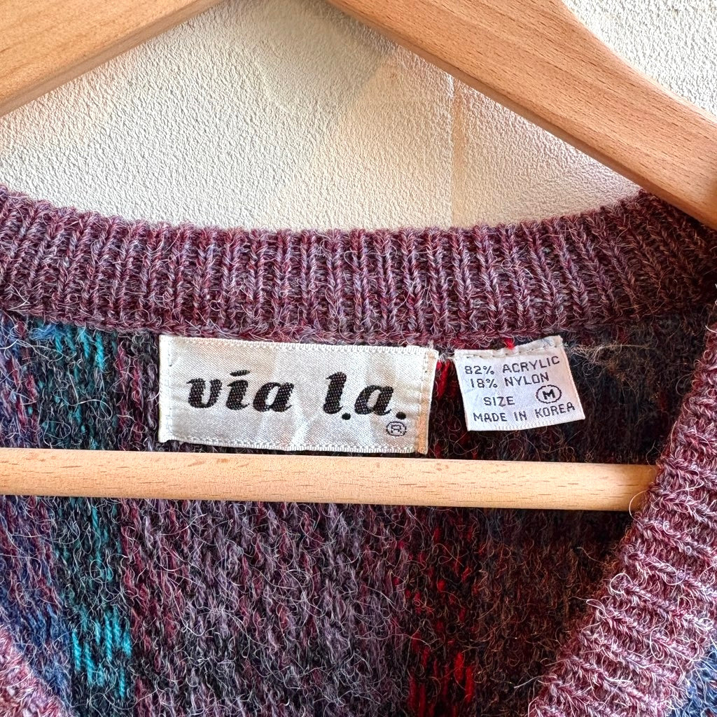 【古着】90's ショートスリーブニット レディース