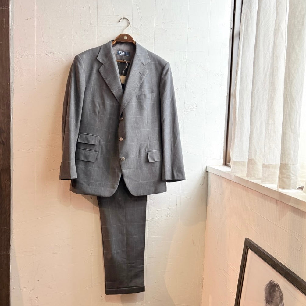 ポロラルフローレンスーツ　ワイシャツ付き3点セット ポロラルフローレンスーツ ワイシャツ付き3点セット ポロラルフ